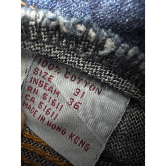 VINTAGE Sergio Valente Jeans Women Size 28 Blue Denim Dark 80s 27 inseam - Picture 6 of 13